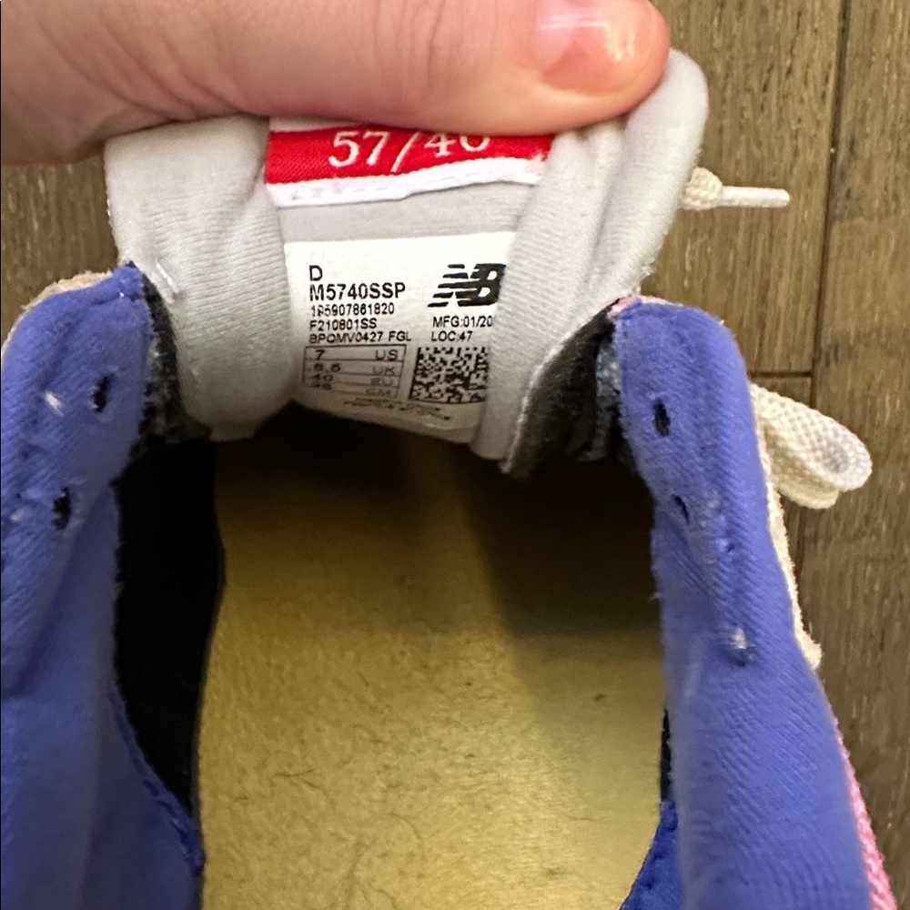 New Balance 57/40 Multi Colored Sneakers - Picture 6 of 6